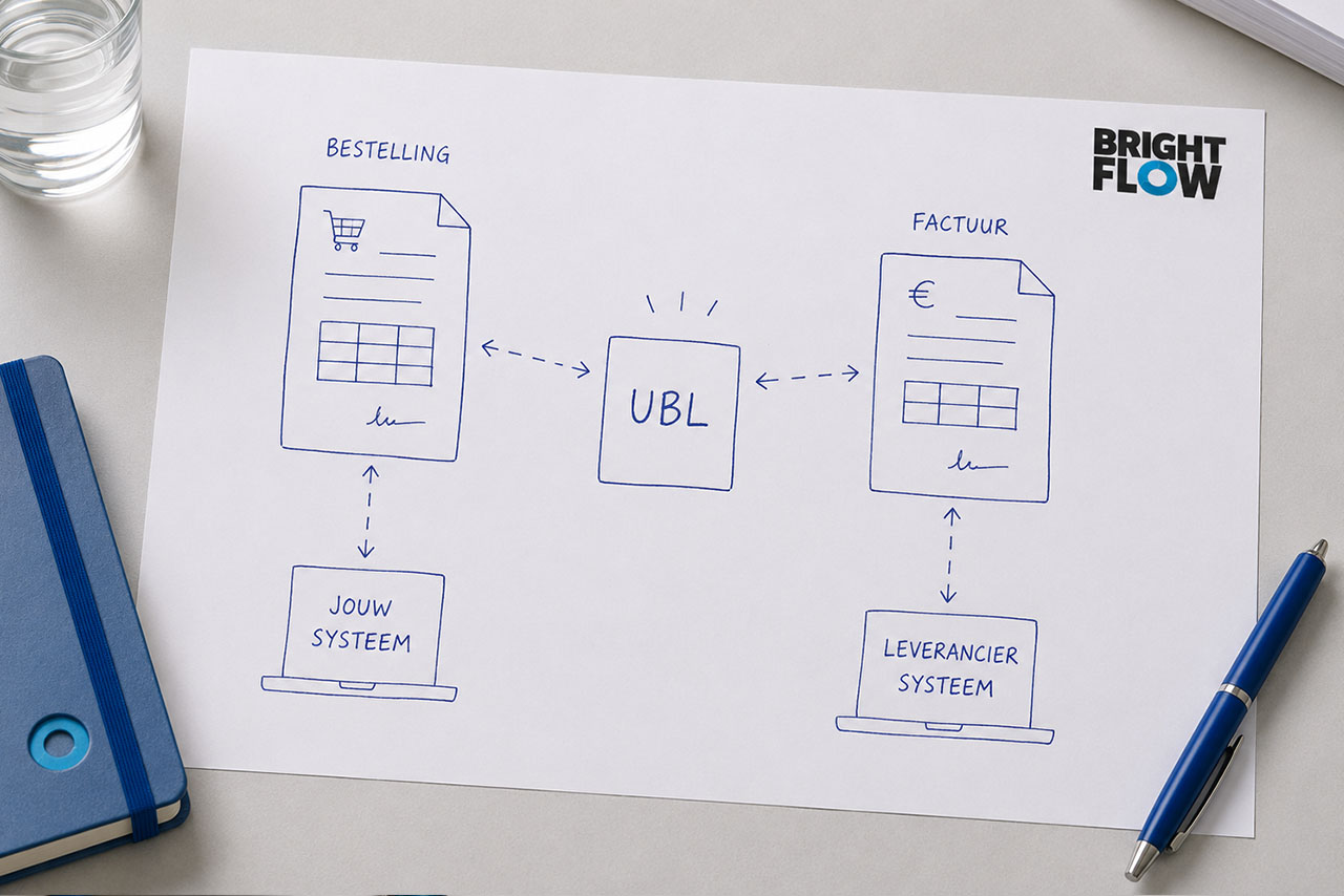 Bestelling en factuur wisselen via UBL automatisch tussen jouw systeem en het systeem van de leverancier
